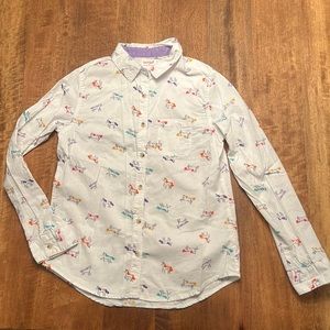 Button down shirt big girls size 14/16 XL